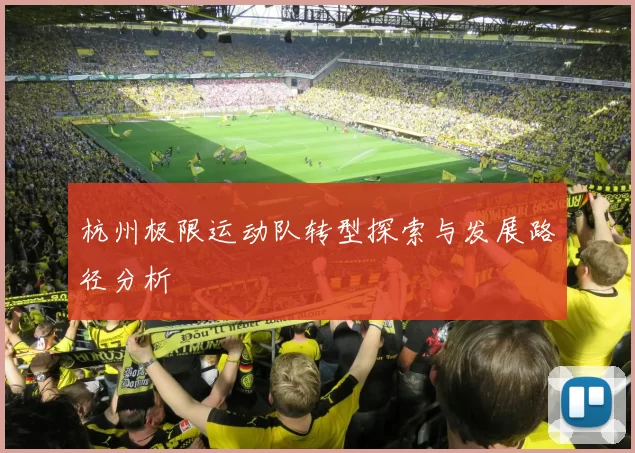 杭州极限运动队转型探索与发展路径分析